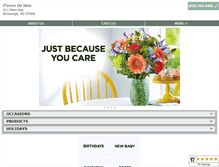 Tablet Screenshot of flowersonmain.com
